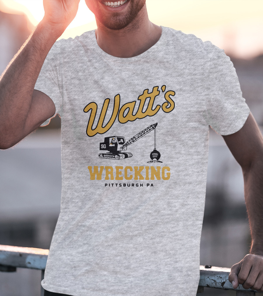 Watt's Wrecking 90 Steel City Pittsburgh PA T-Shirt