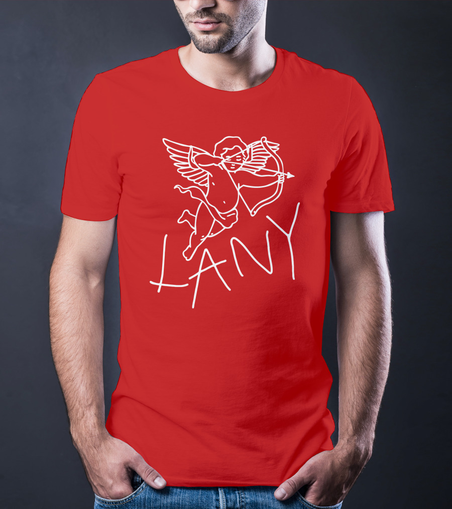 Lany Cherub Cupid Bow Red Long Sleeve T-Shirt