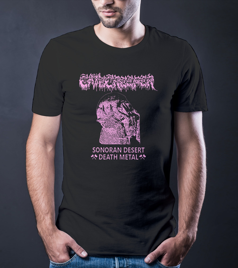 Gatecreeper Skull Sonoran Desert Death Metal T-Shirt