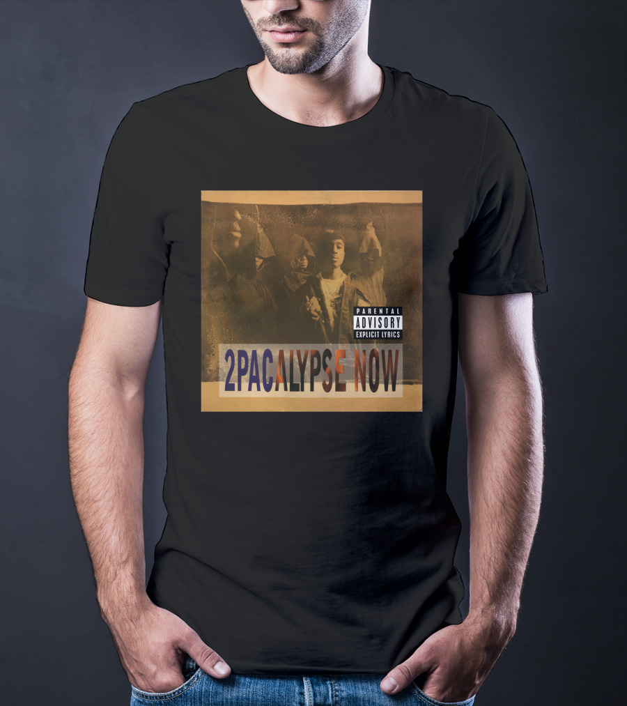 Eminem Parental Advisory Explicit Lyrics 2Pacalypse Now T-Shirt