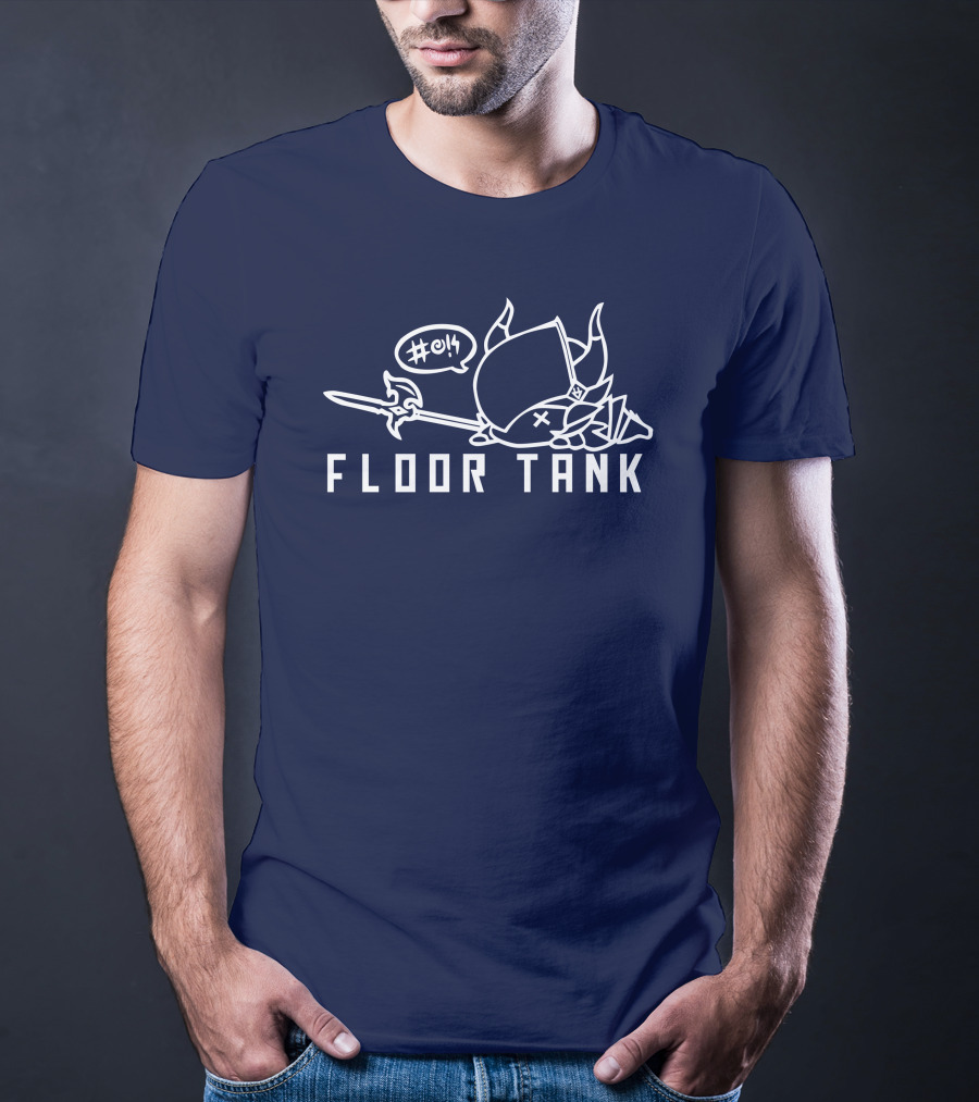 Floor Tank Hashtag Oof Viking Helmet And Spear T-Shirt