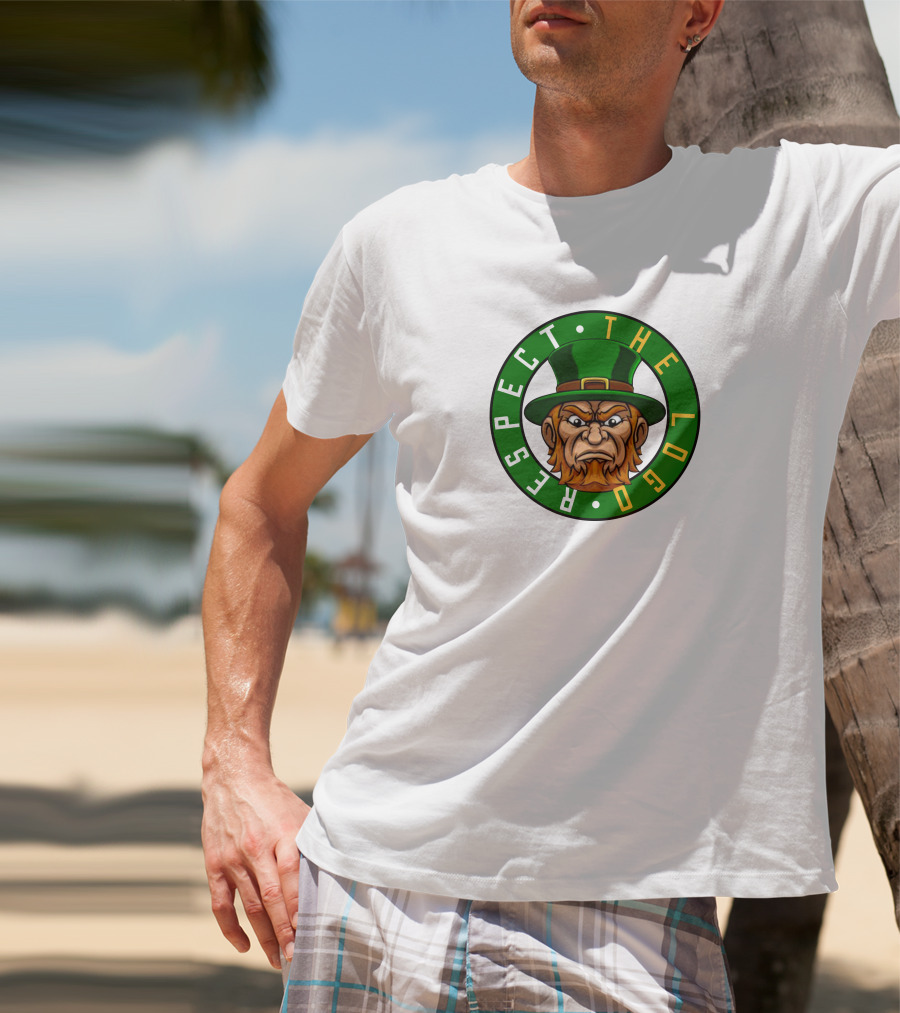 Glen Davis Respect The Logo Celtic Leprechaun T-Shirt