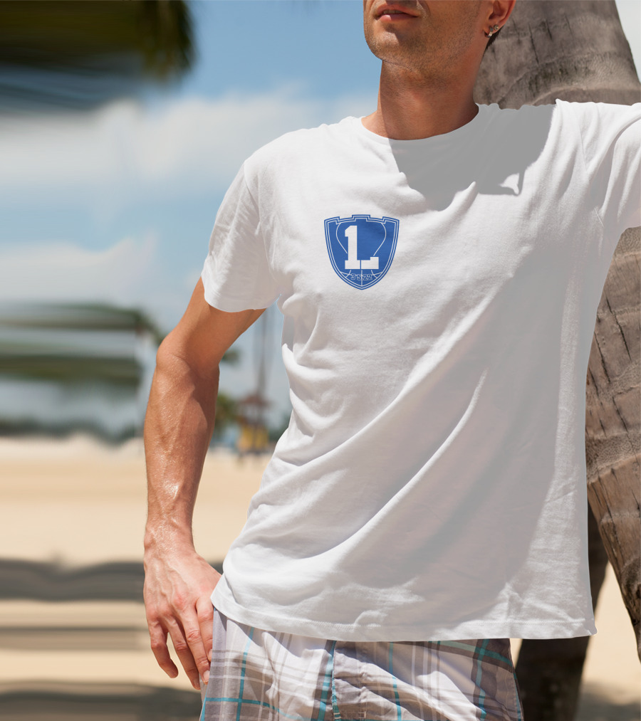 One Last L 3.5.22 Blue Shield Emblem T-Shirt
