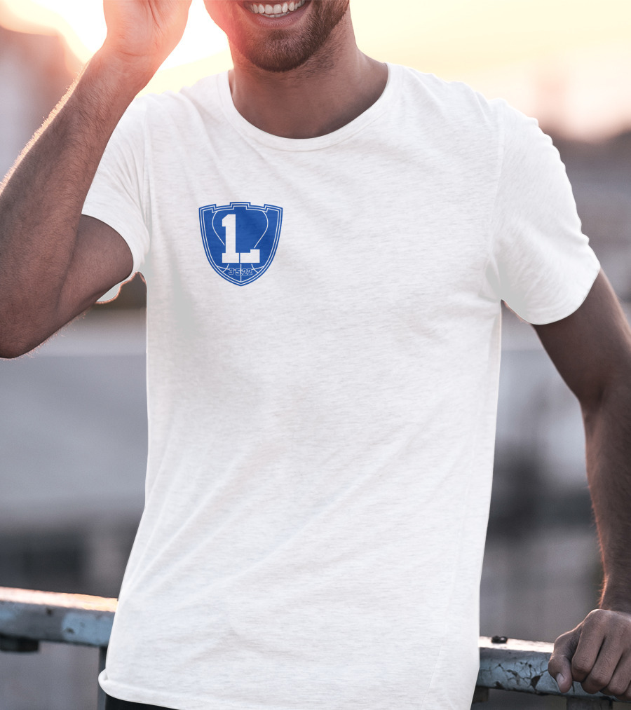 One Last L 3.5.22 Blue Shield Emblem T-Shirt