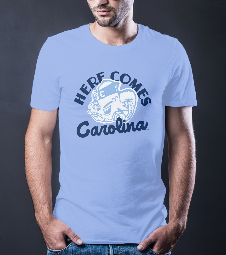 Here Comes Carolina Barstool Bench Mob T-Shirt