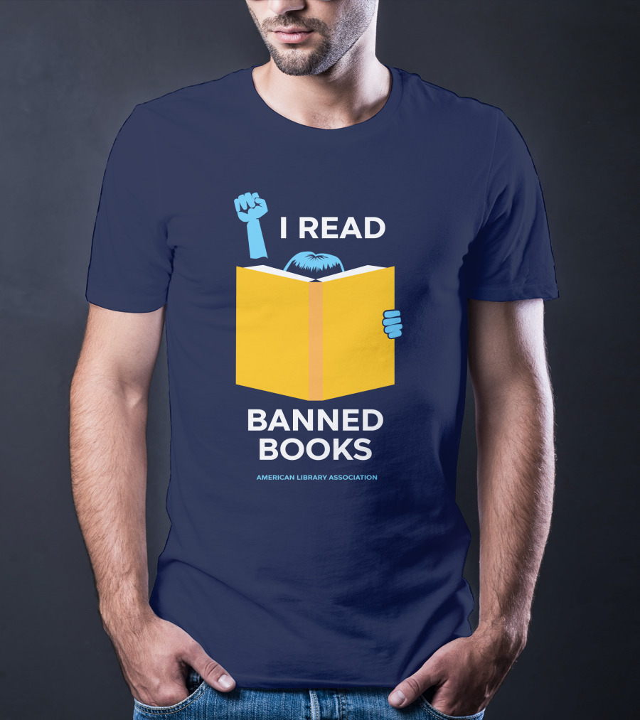 Phil Bildner I Read Banned Books American Library Association T-Shirt