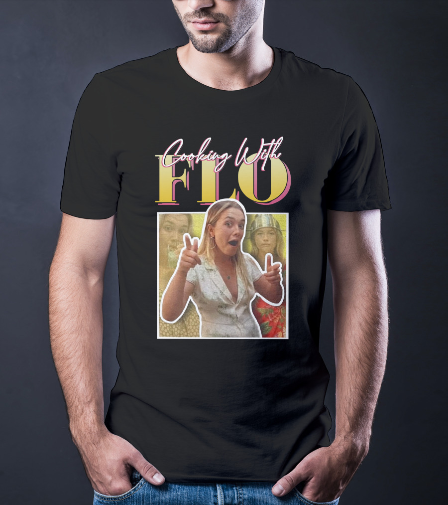 Florence Pugh Brasil Cooking With Flo Playful Photoshoot Collage T-Shirt