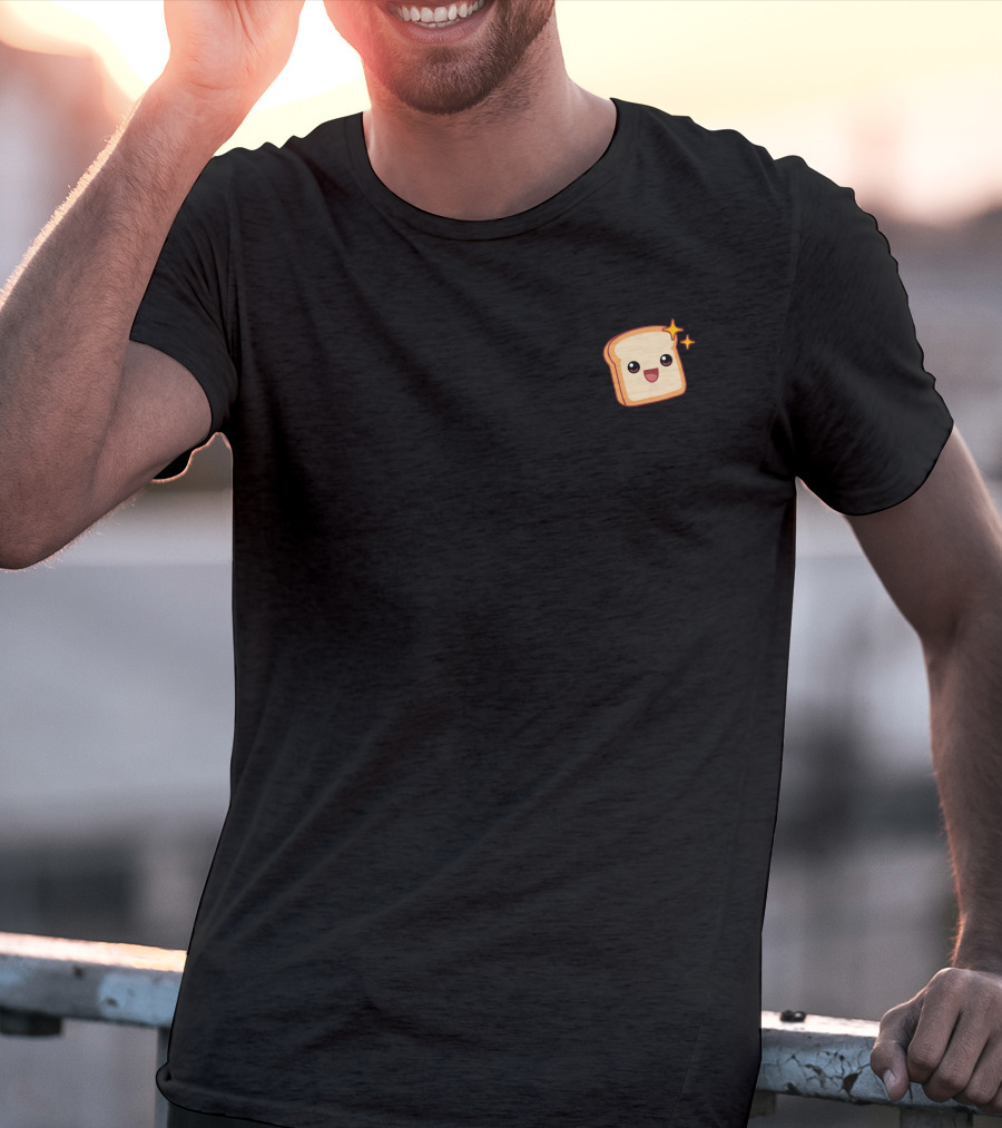 Friendship Bread Cute Kawaii Toast With Sparkles T-Shirt