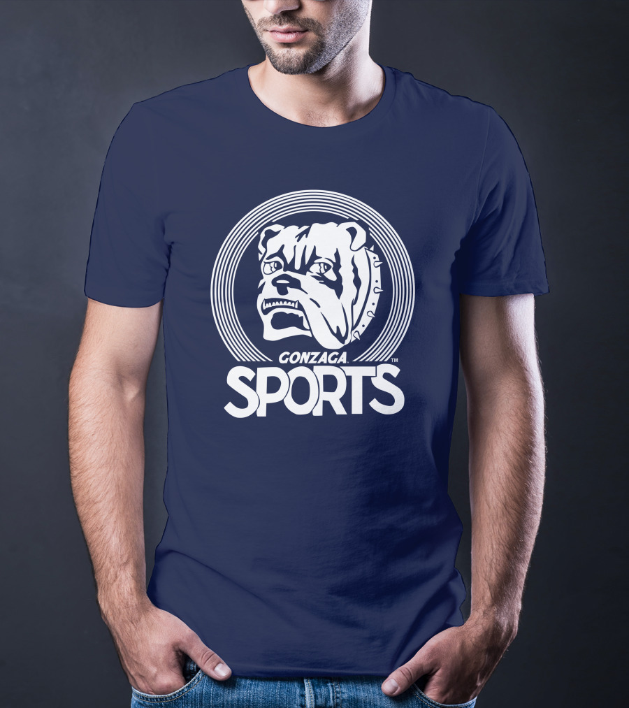 Gonzaga Sports Bulldog Retro T-Shirt