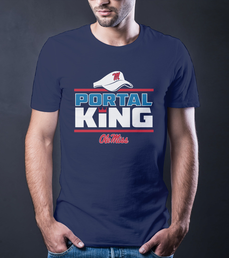 Lane Kiffin Ole Miss Portal King Football Iconic Hat T-Shirt