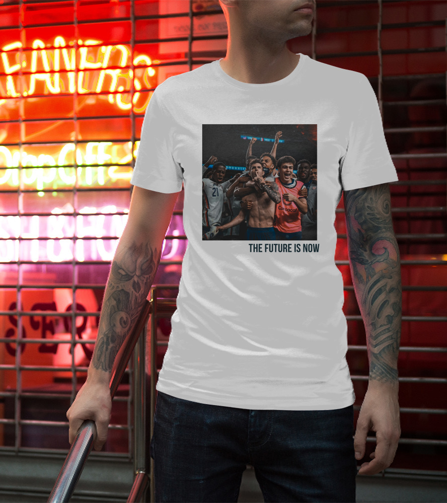 The Future Is Now USA Soccer CONCACAF Celebratory Moment T-Shirt