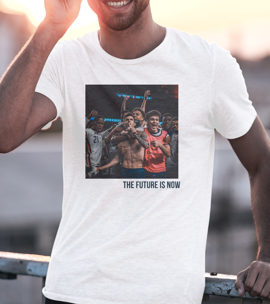 The Future Is Now USA Soccer CONCACAF Celebratory Moment T-Shirt