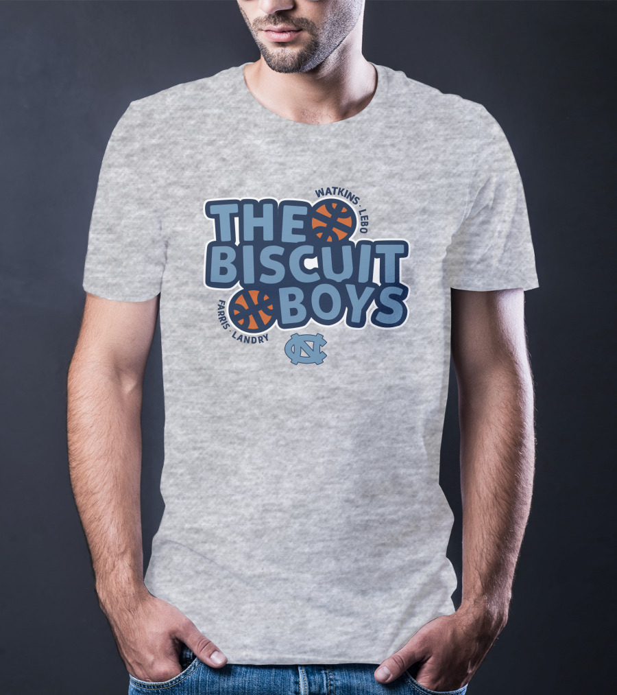 The Biscuit Boys Watkins Lebo Farris Landry UNC Basketball T-Shirt