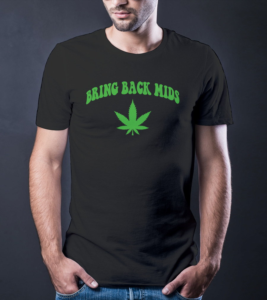 Feeno Bring Back Mids Marijuana Leaf T-Shirt