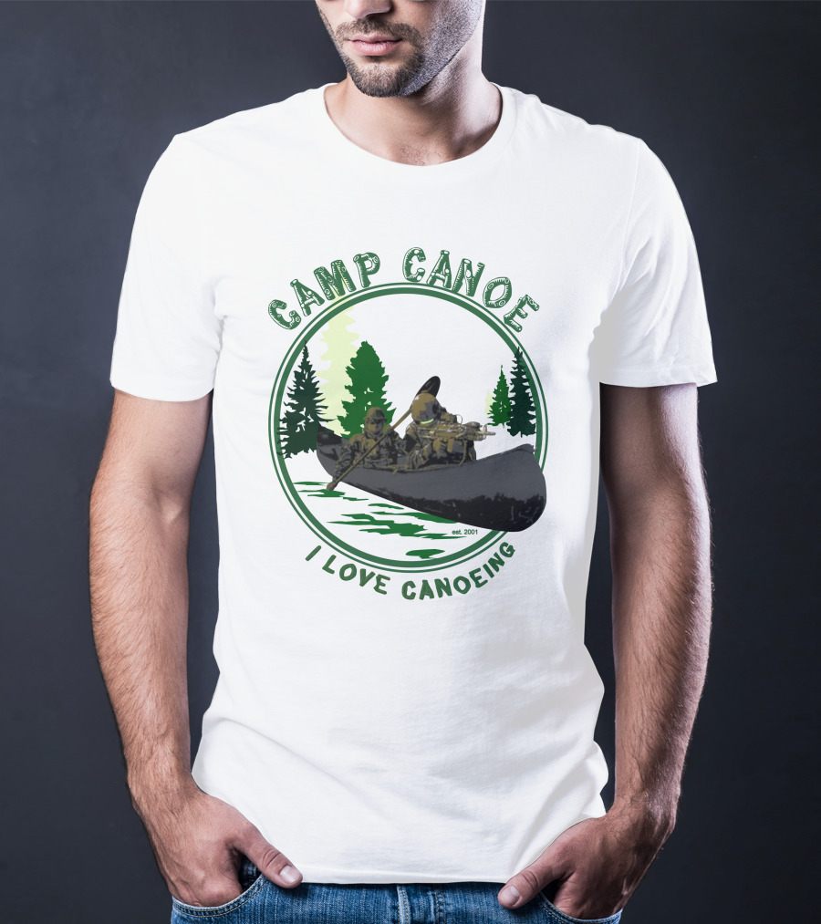Camp Canoe I Love Canoeing Est. 2001 T-Shirt