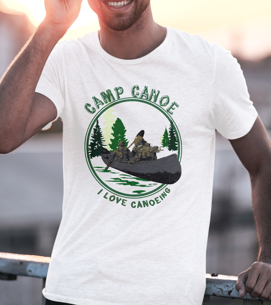 Camp Canoe I Love Canoeing Est. 2001 T-Shirt