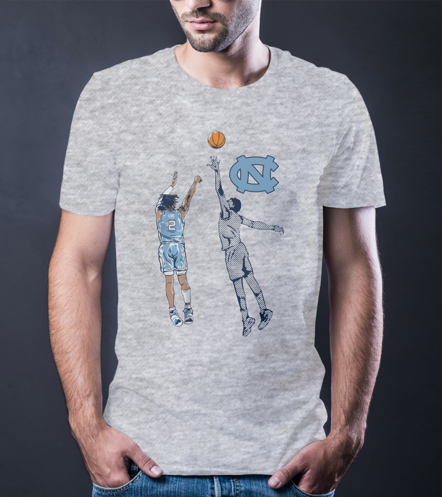 Caleb Love Nothing But Love UNC Basketball Jump Shot Iconic UNC T-Shirt