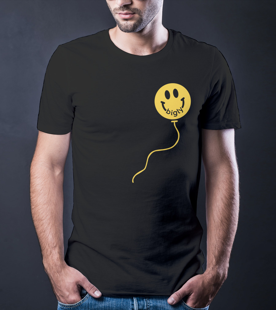 Bigly Smiley Face Balloon T-Shirt