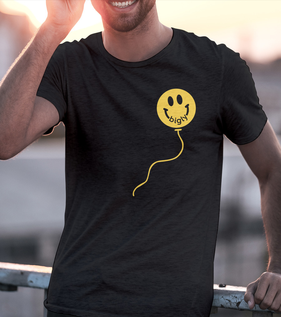 Bigly Smiley Face Balloon T-Shirt