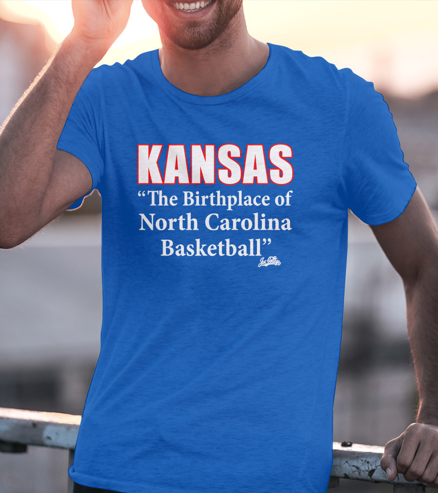 Kansas The Birthplace Of North Carolina Basketball T-Shirt