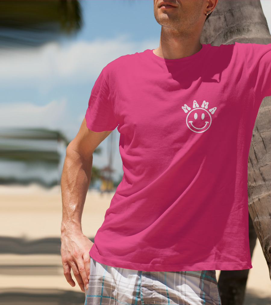 Mama Smiley Face If Your Kid Tries To Bully Mine T-Shirt