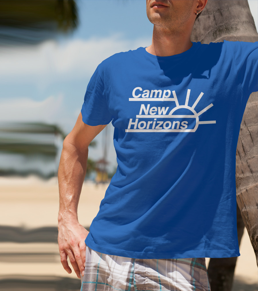 Camp New Horizons Camper Sunrise T-Shirt