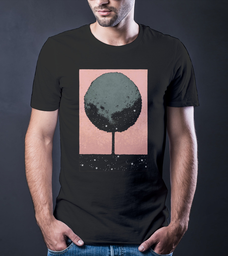 Tree Of Dreams Night Sky Stars T-Shirt
