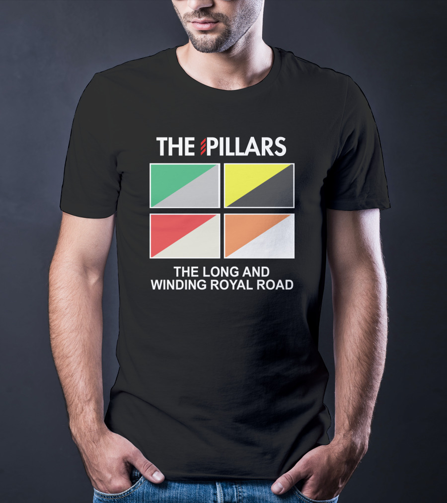 The Pillars The Long And Winding Royal Road Quadrant Colors T-Shirt