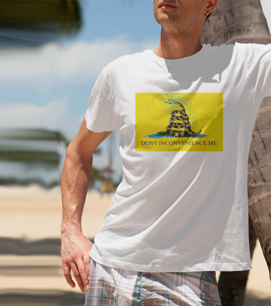 Jojofromjerz Don't Inconvenience Me Gadsden Flag T-Shirt