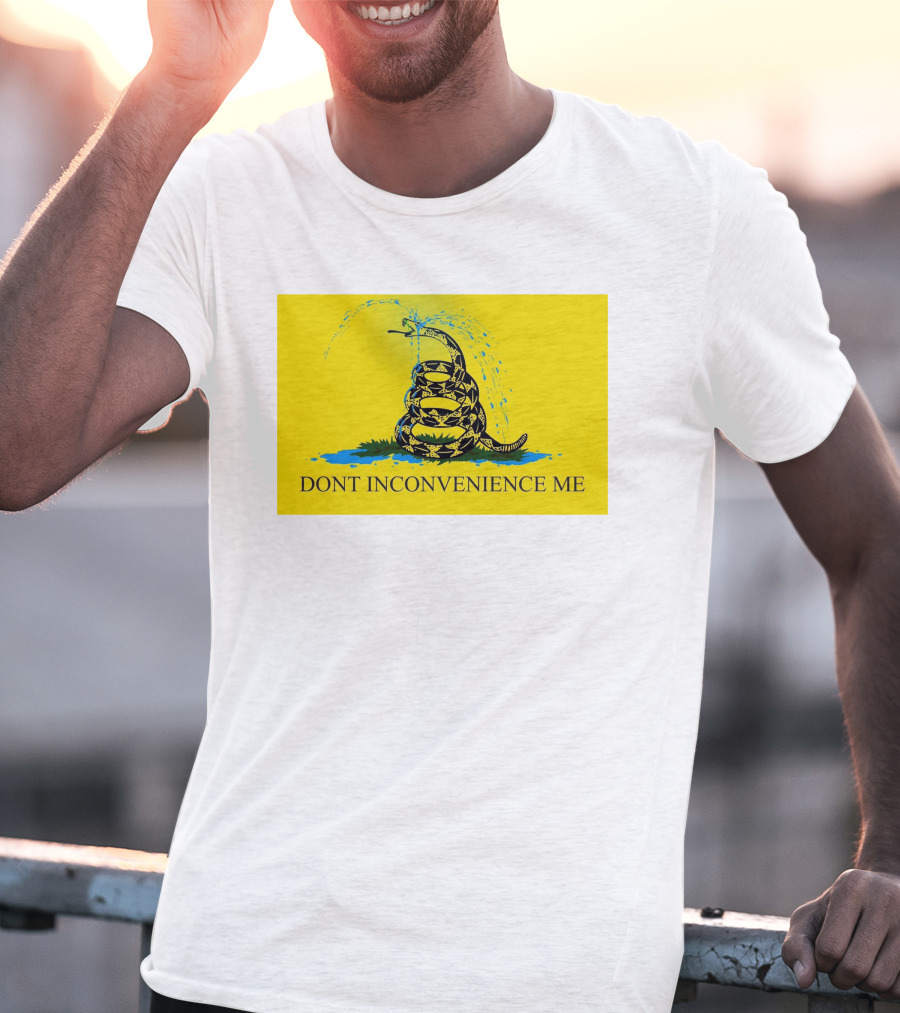 Jojofromjerz Don't Inconvenience Me Gadsden Flag T-Shirt