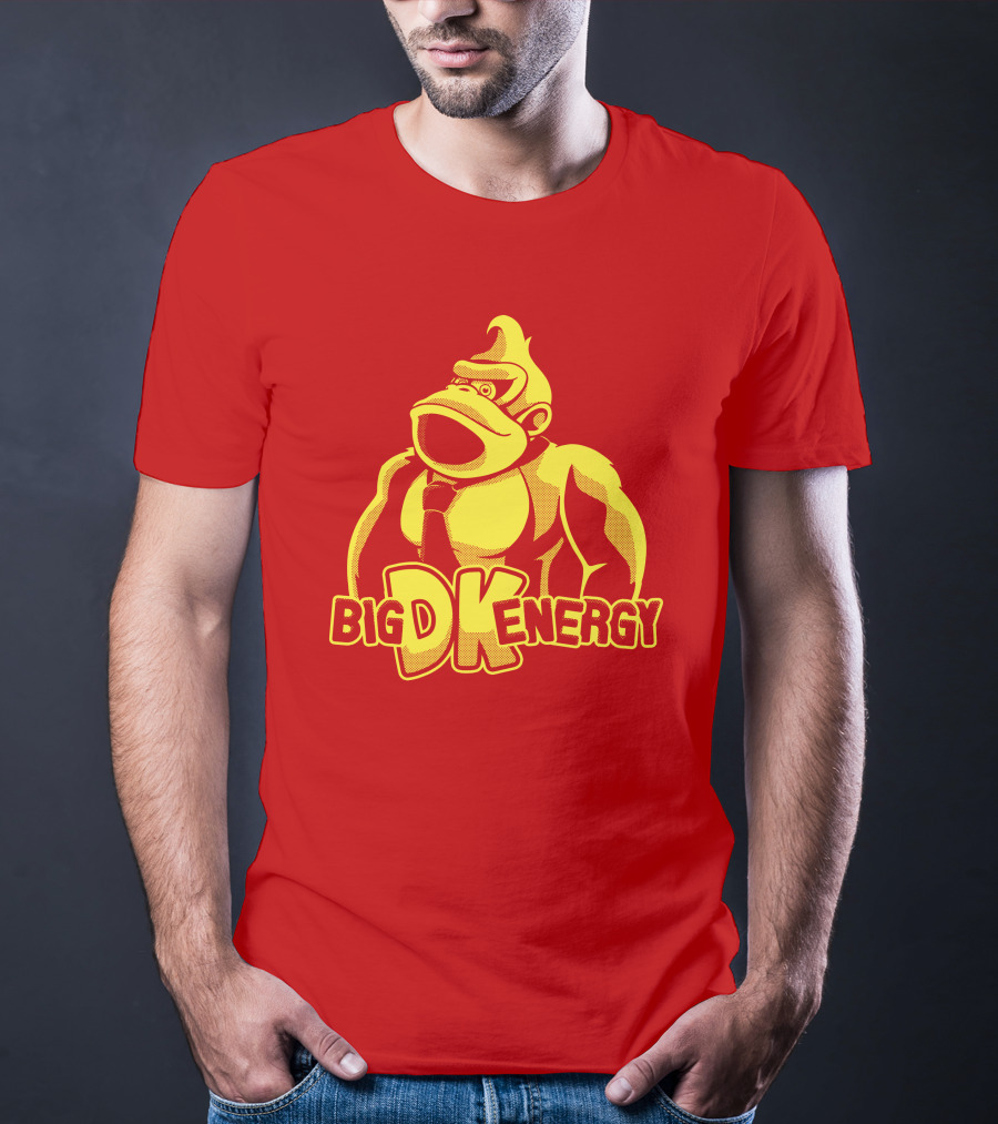 Punch Store Big DK Energy Gorilla Retro Gaming Inspired T-Shirt