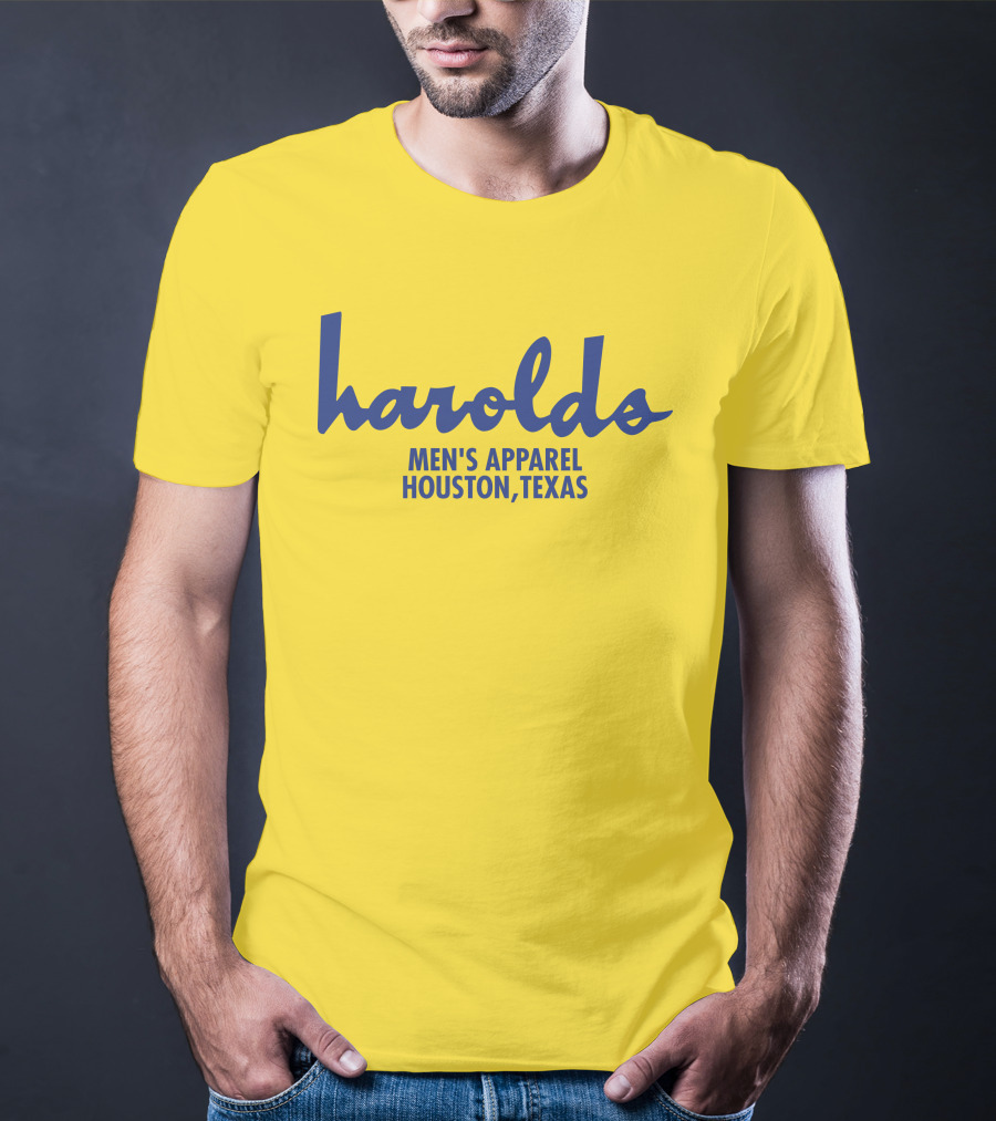 Harolds Men's Apparel Houston Texas Vintage Super 70s Sports Store Earl Campbell T-Shirt