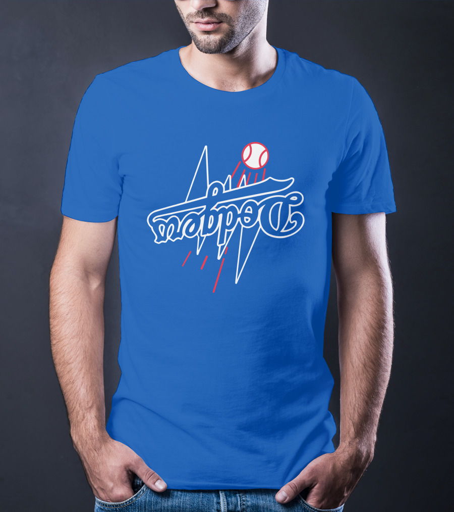Dodgers Bolt Baseball T-Shirt