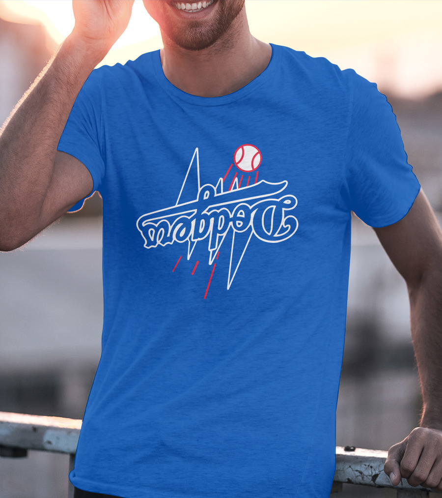 Dodgers Bolt Baseball T-Shirt