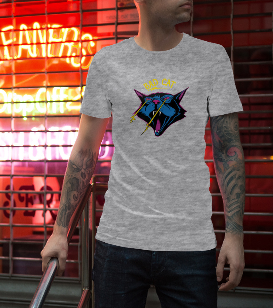 Nea's Karlsson Bad Cat Lightning Eyes T-Shirt