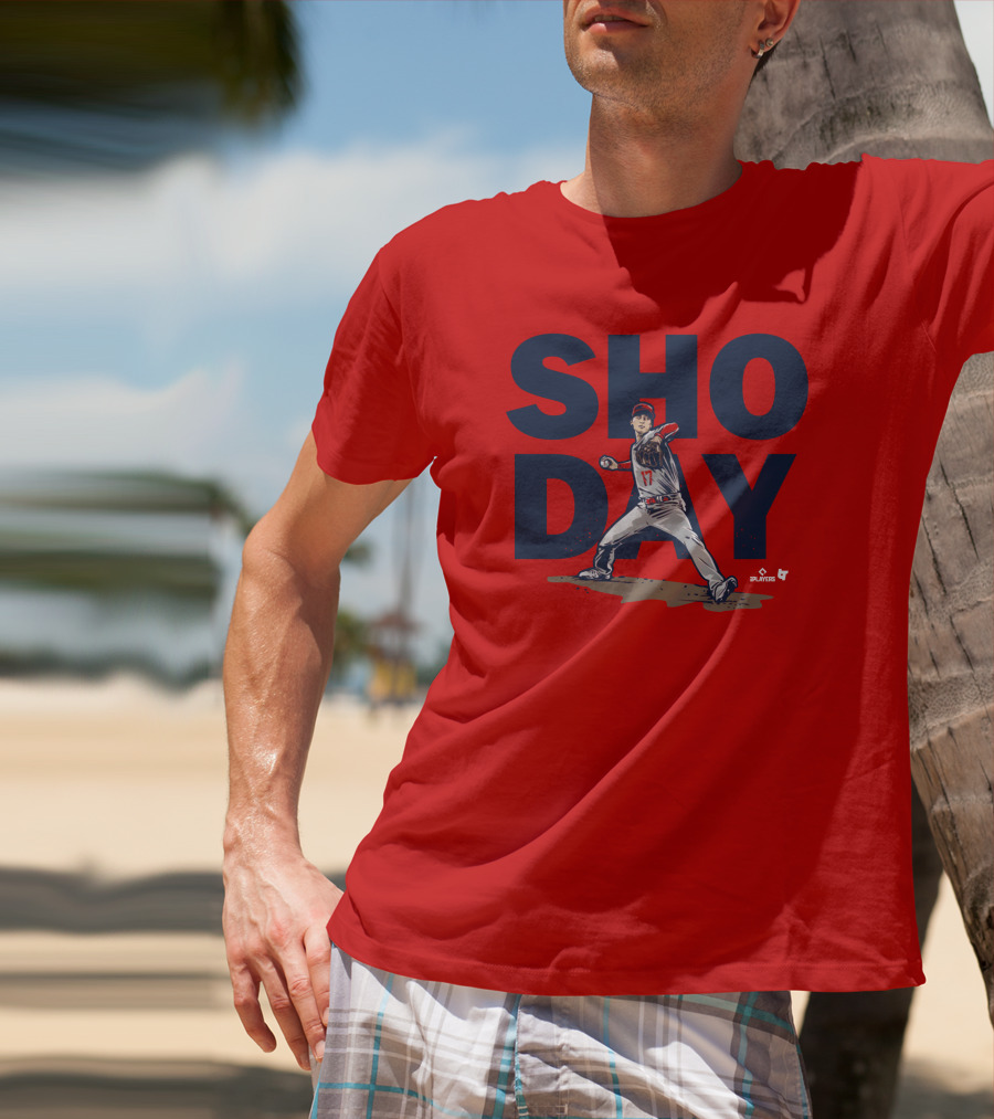 SHO DAY MLB Players Pitching Number 17 T-Shirt