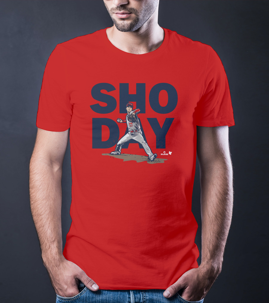 SHO DAY MLB Players Pitching Number 17 T-Shirt
