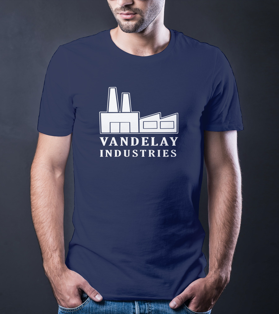 Seinfeldism Vandelay Industries Iconic Factory Logo Mashup The Vandelay T-Shirt