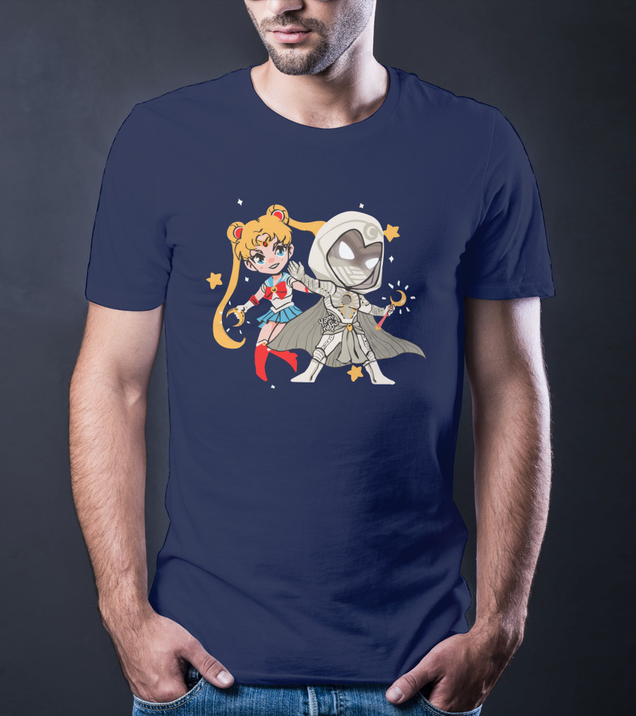 Gabi Sailor Moon Knight Yamineftis Crossover Fusion T-Shirt
