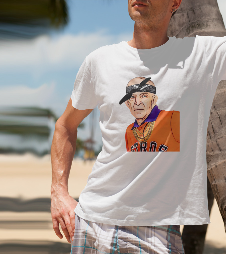 Mattress Mack Astros Bandana Chains T-Shirt