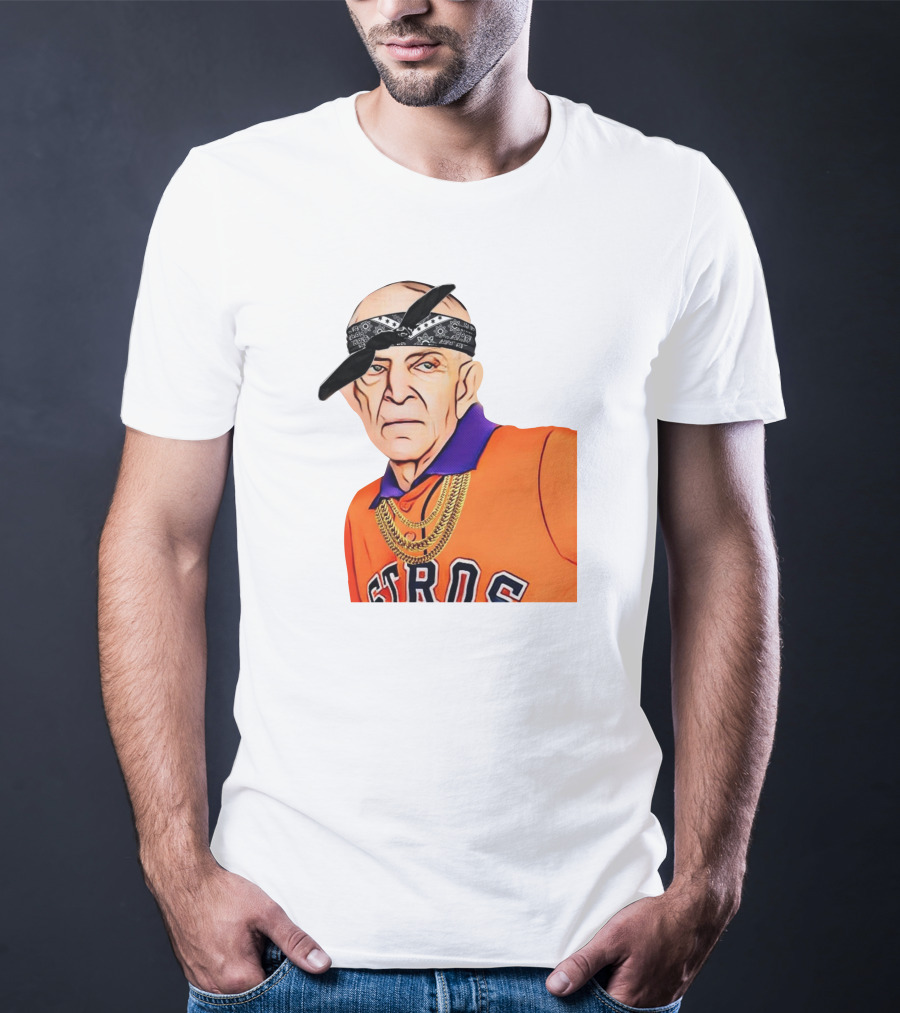 Mattress Mack Astros Bandana Chains T-Shirt
