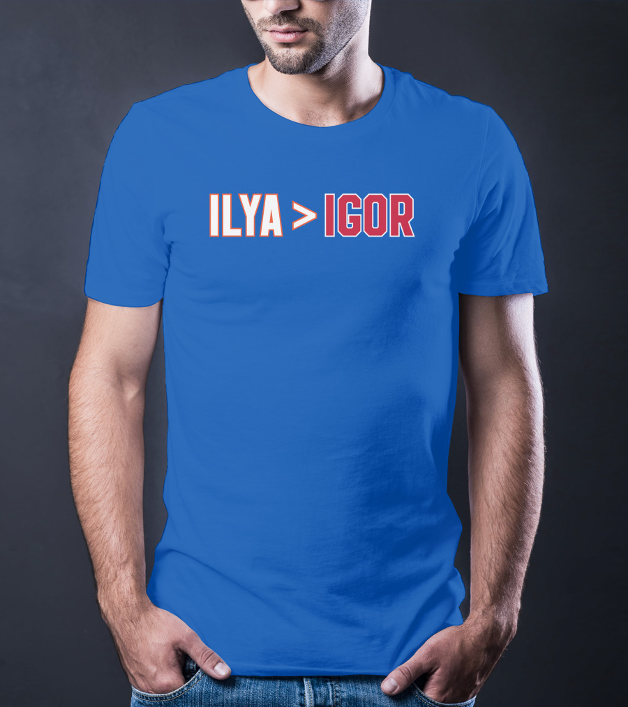 ILYA Greater Than IGOR Bold Rivalry T-Shirt
