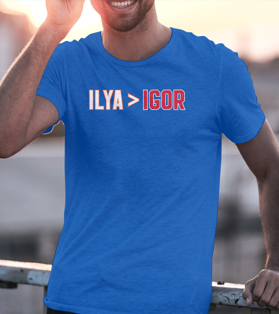 ILYA Greater Than IGOR Bold Rivalry T-Shirt