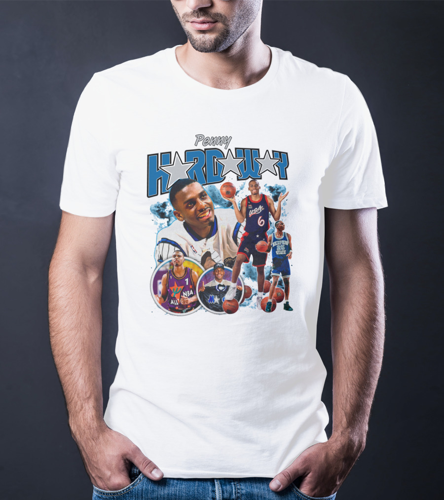 Penny Hardaway Sparkboyzco Merch NBA USA Basketball Memphis State T-Shirt