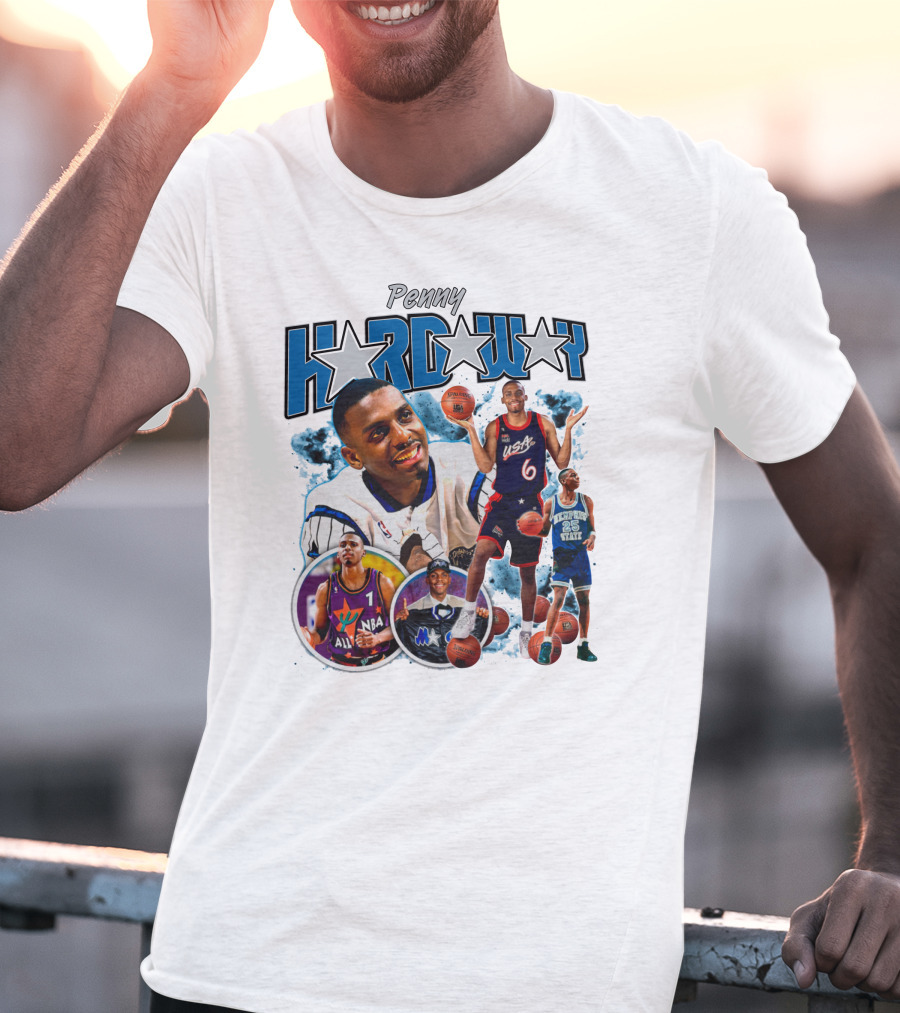 Penny Hardaway Sparkboyzco Merch NBA USA Basketball Memphis State T-Shirt