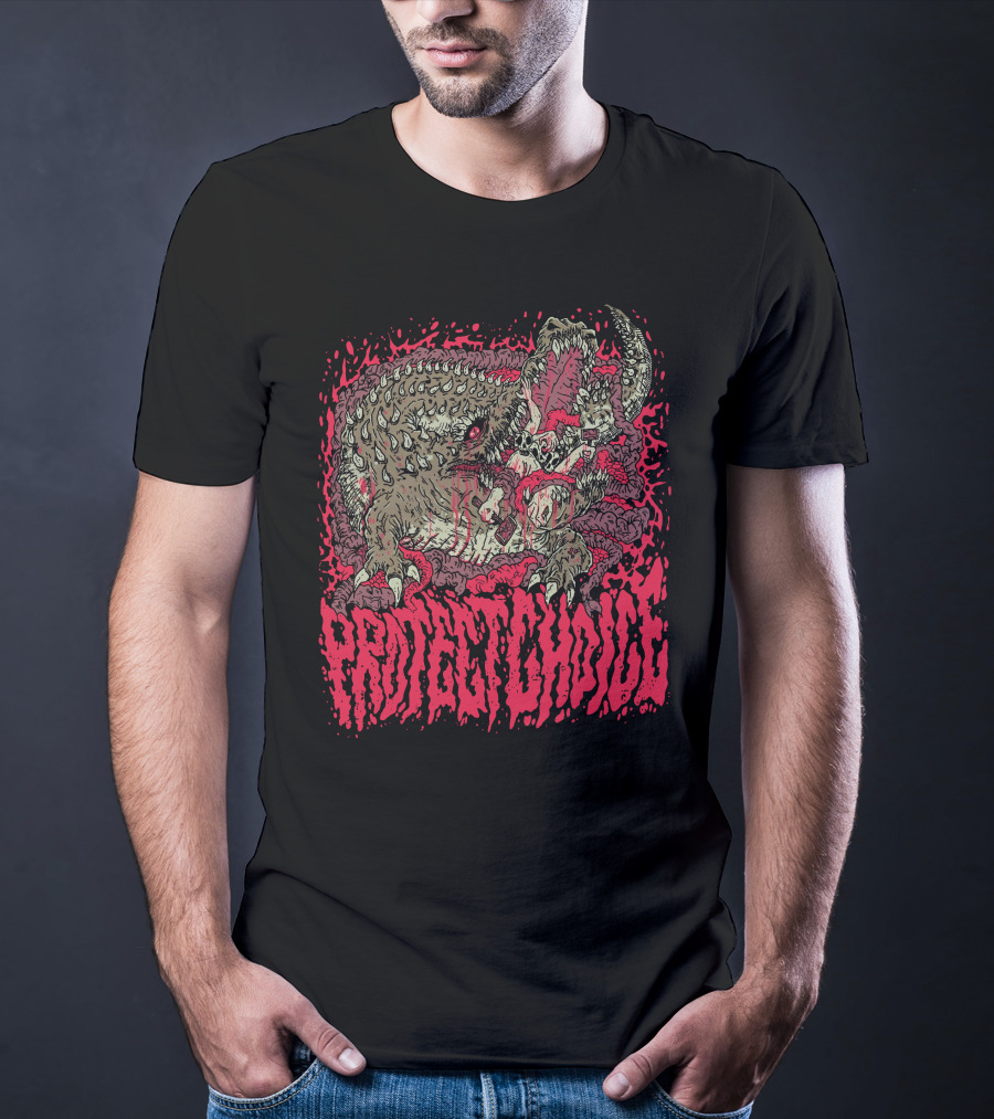 Protect Choice Fierce Gator Attack Scene T-Shirt
