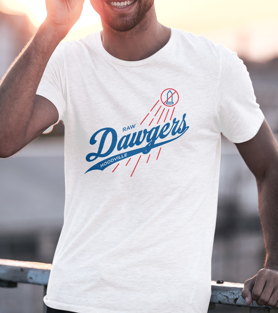 Raw Dawgers Hoodville No Bottles Sign T-Shirt