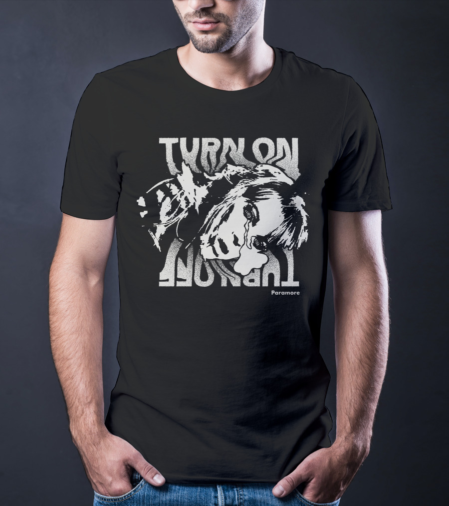 Paramore Turn On Turn Off Distressed Crying T-Shirt