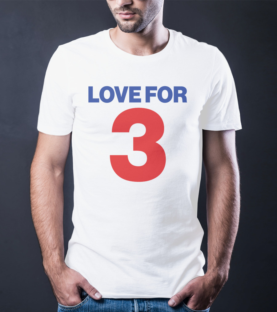 Sabres Love For 3 T-Shirt