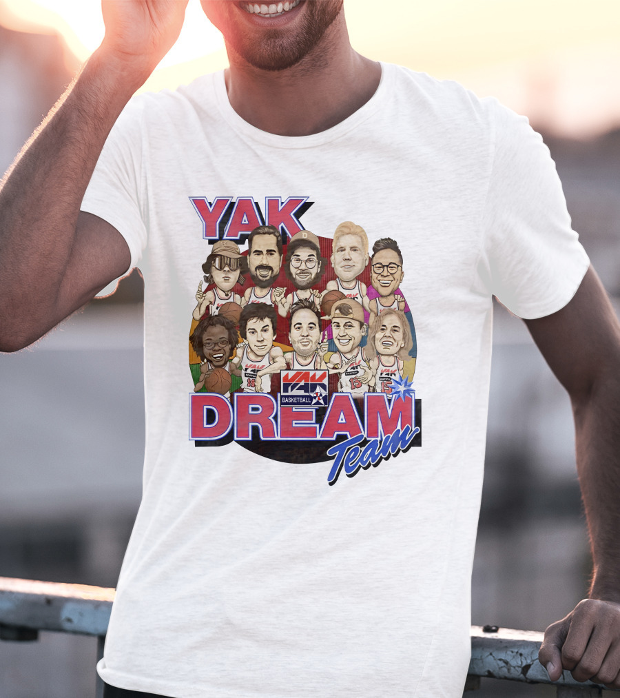 Yak Dream Team Basketball Van Fan T-Shirt